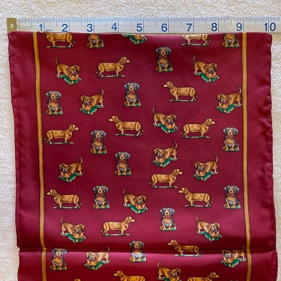 Vintage Oblong Silk Scarf - Picture 6 of 8